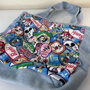 Disney Mickey Mouse & Friends VTG Denim Purse